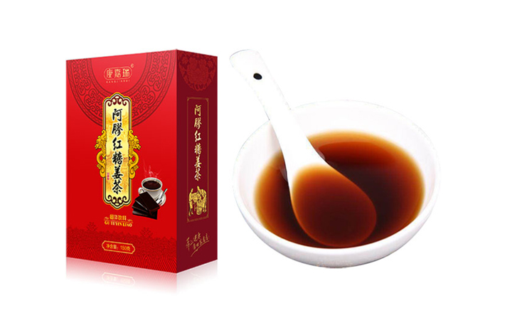 阿膠紅糖姜茶